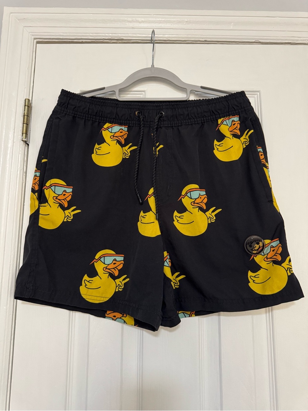 Neff Rubber Duck Print Swim Trunks Board Shorts Men’s Large